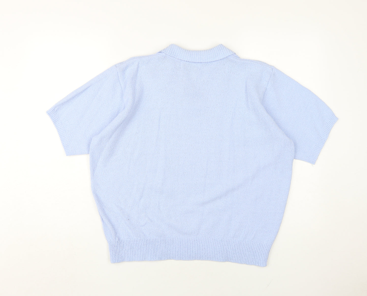 Honor Millburn Womens Blue Knit Pullover Jumper 18