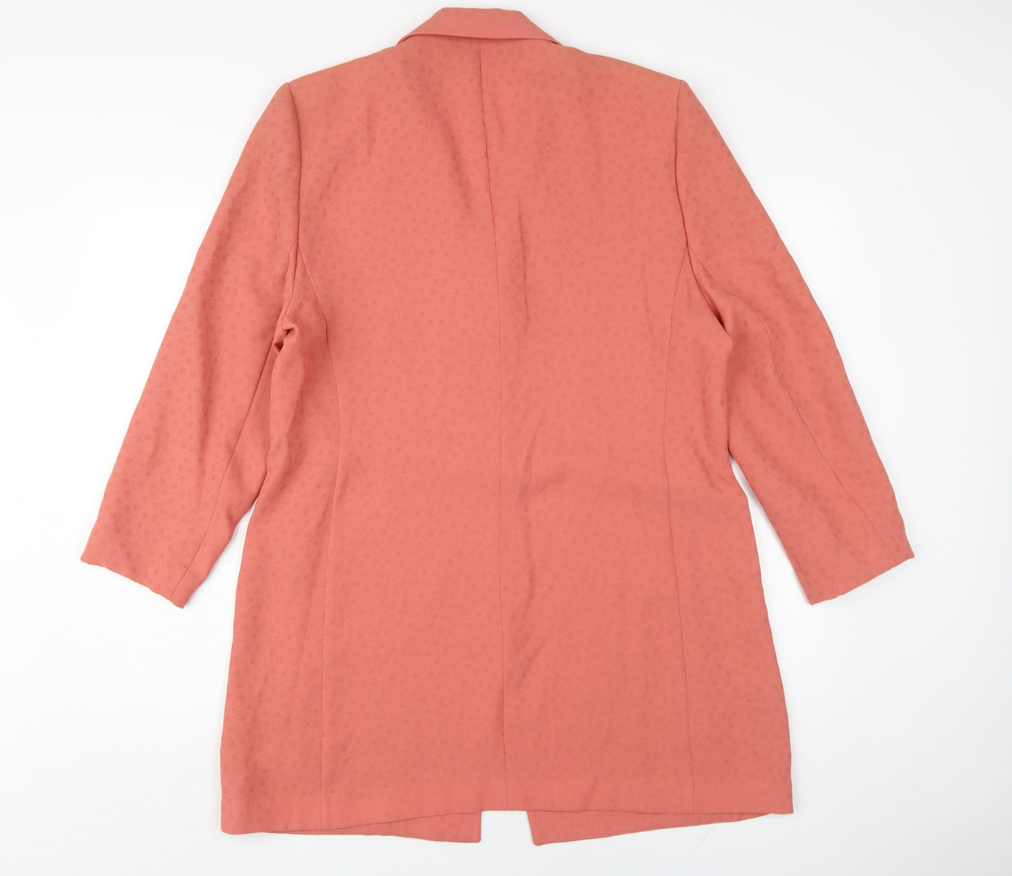 Viyella Women's Pink Overcoat Size 14 Classic Look