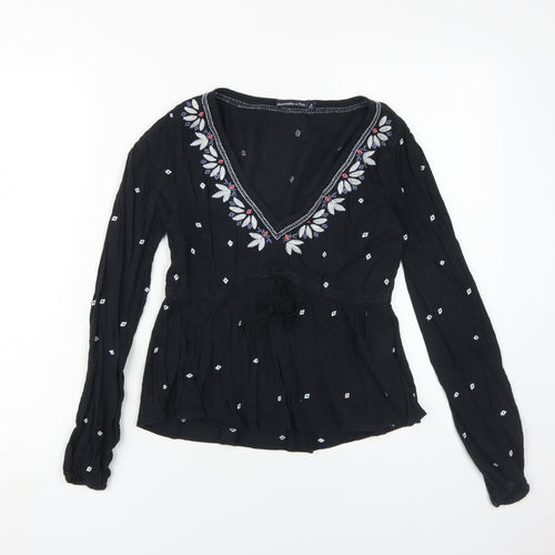 Abercrombie & Fitch Women's Black Tunic Blouse S