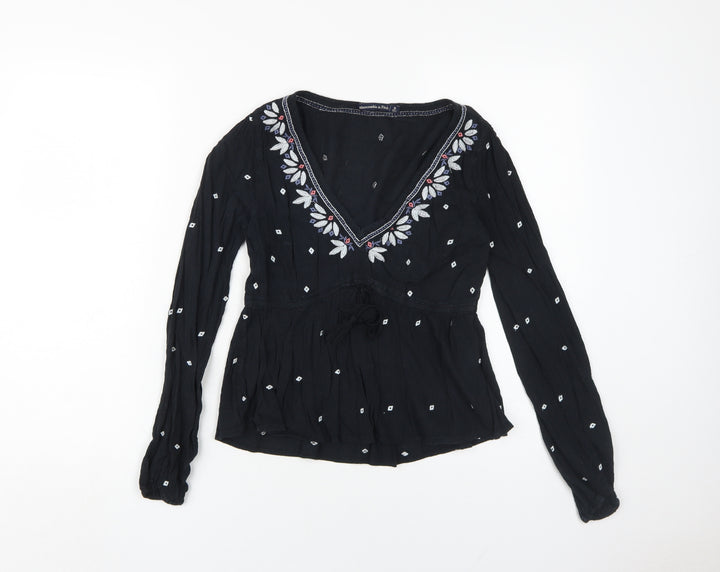 Abercrombie & Fitch Women's Black Tunic Blouse S