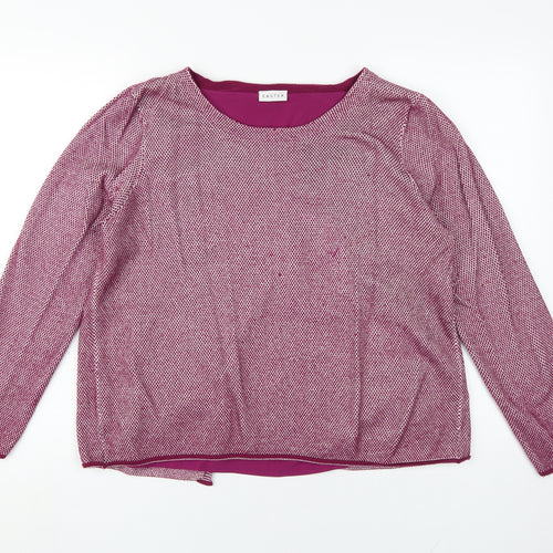 Eastex Women's Pink Knit Pullover Jumper, Size 18