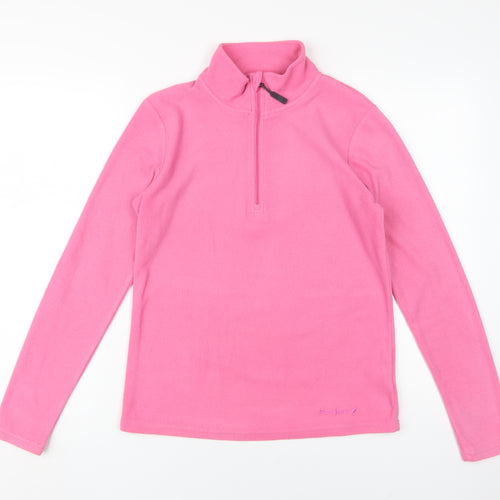 Peter Storm Women's Pink Fleece Sweatshirt Size 10