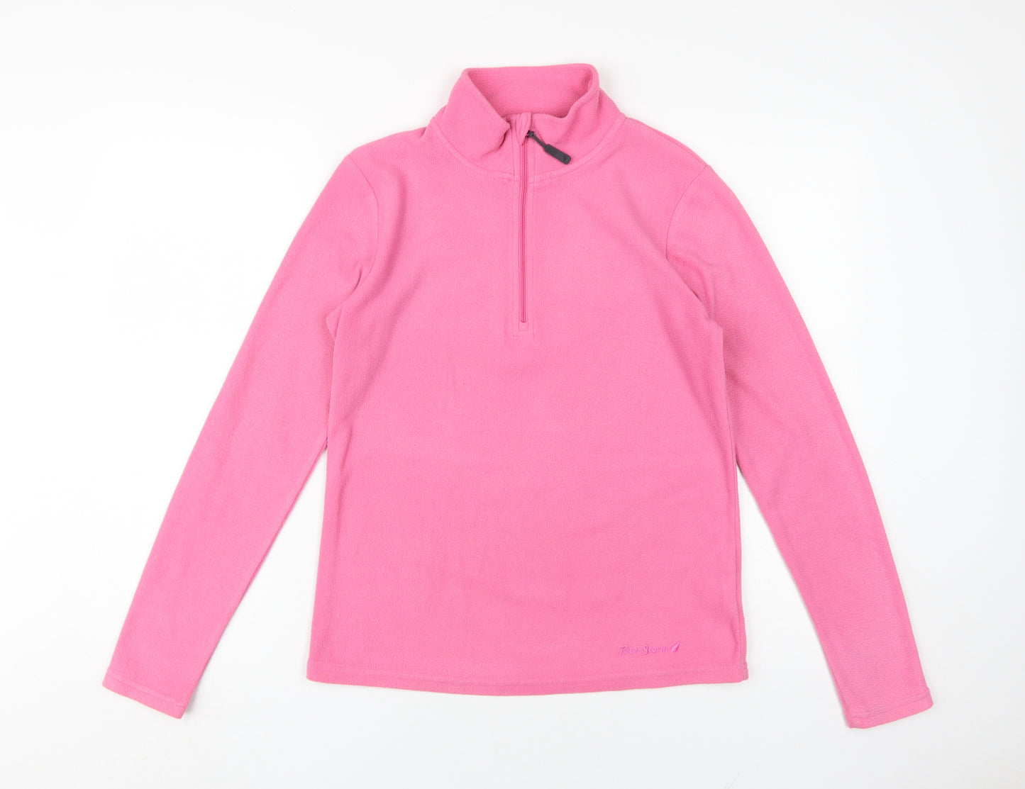 Peter Storm Women's Pink Fleece Sweatshirt Size 10