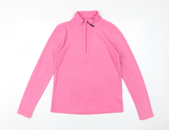 Peter Storm Women's Pink Fleece Sweatshirt Size 10