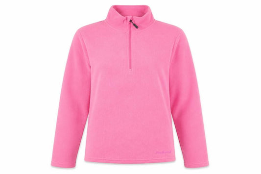 Front view of Peter Storm Women's Pink Fleece Sweatshirt, size 10