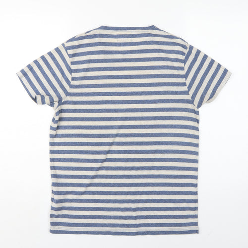 Jack & Jones Men's Blue Striped T-Shirt M