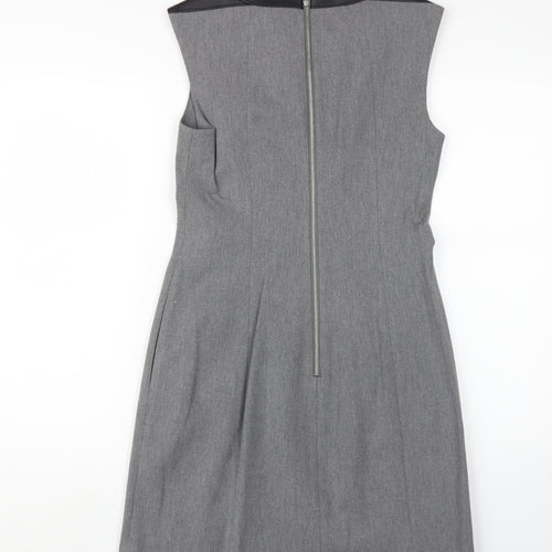 Banana Republic Women's Grey Sheath Dress Size 4