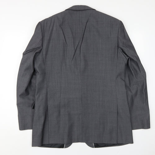 Pierre Cardin Grey Men's Blazer, 42R Single-Breasted