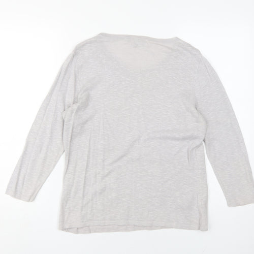 Laura Ashley Women's Ivory Pullover Jumper UK 12