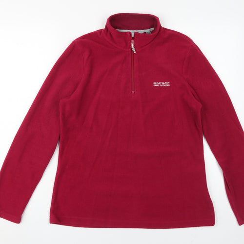 Regatta Women's Red Fleece Pullover Size 12