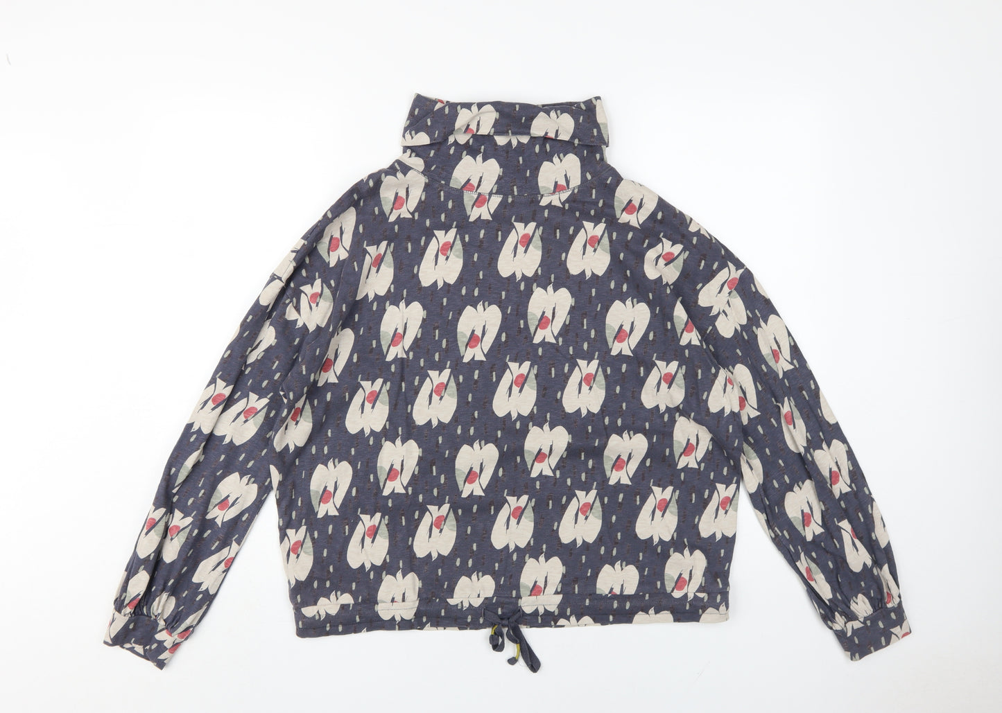 White Stuff Women's Blue Floral Blouse Size 10