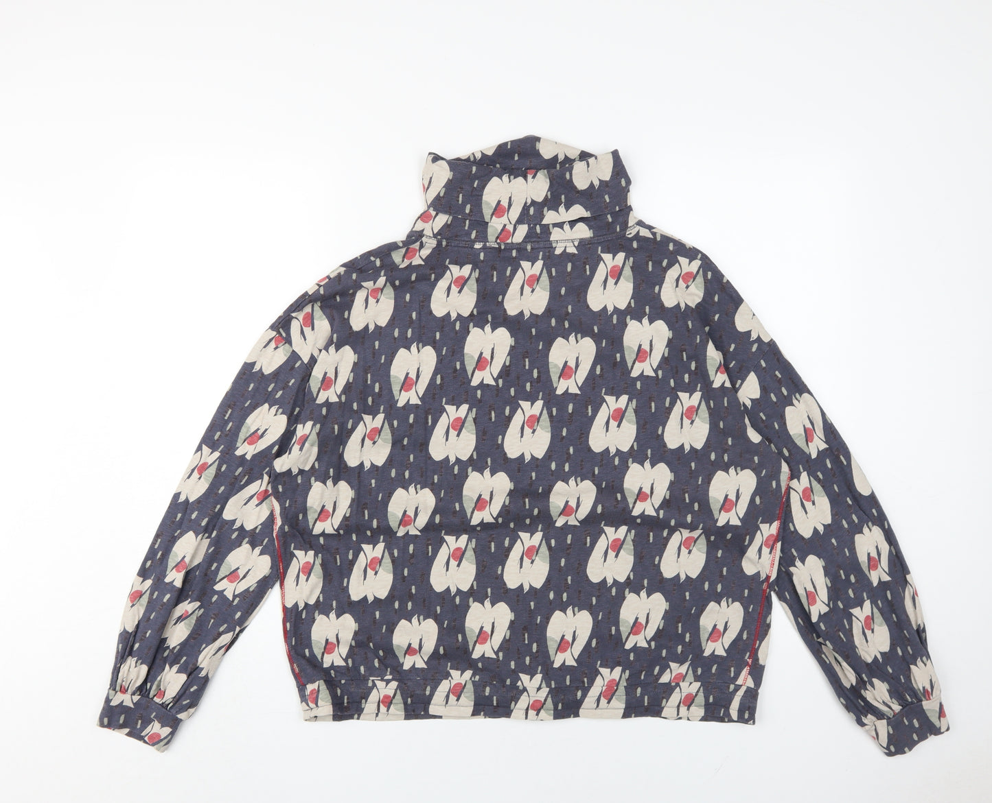 White Stuff Women's Blue Floral Blouse Size 10