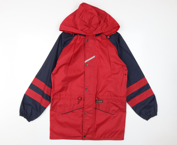 Regatta Unisex Red Rain Jacket, Size 34, Water Resistant