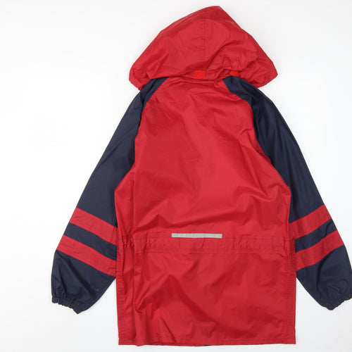 Regatta Unisex Red Rain Jacket, Size 34, Water Resistant