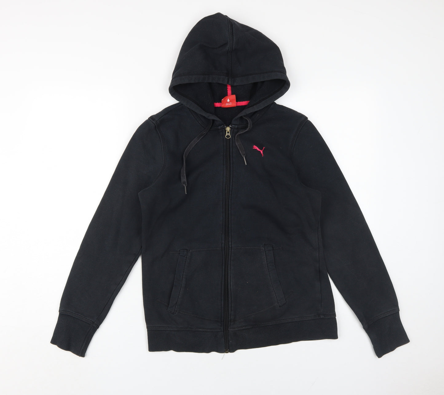 Puma Women's Black Full Zip Hoodie Size 12