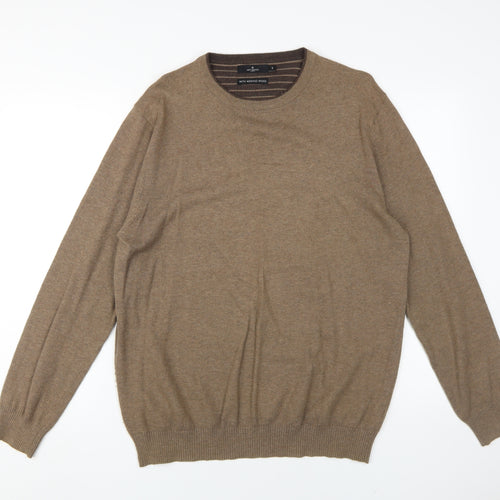 Jeff Banks Men's Brown Wool Blend Pullover S