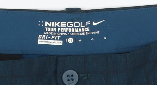 Nike Golf Men's Navy Blue Athletic Shorts 36