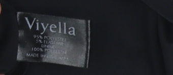 Viyella Women's Black Geometric T-Shirt L