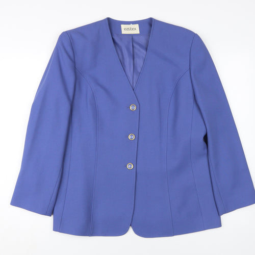 Eastex Women's Blue Blazer Size 14 Business Wear