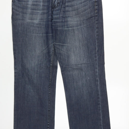Jasper Conran Men's Blue Straight Jeans Size 34