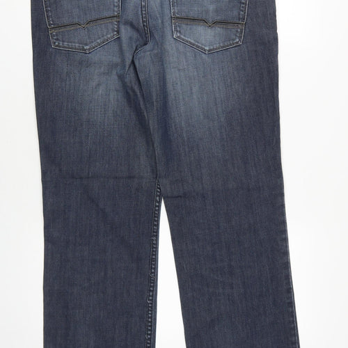 Jasper Conran Men's Blue Straight Jeans Size 34