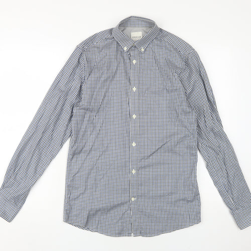Jack & Jones Men's Small Check Pattern Dress Shirt