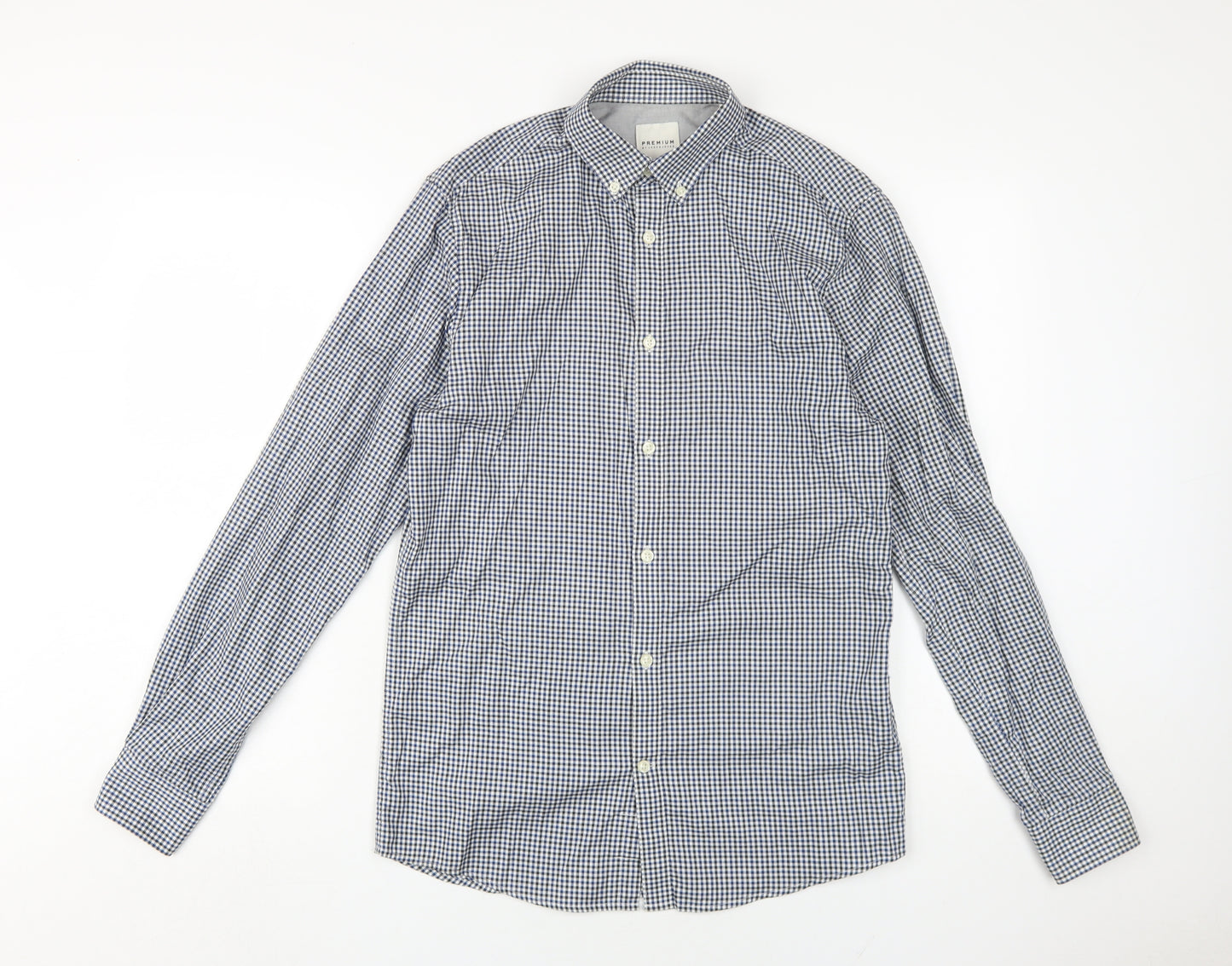 Jack & Jones Men's Small Check Pattern Dress Shirt