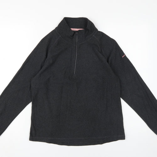 Trespass Women's Black Fleece Pullover Sweatshirt
