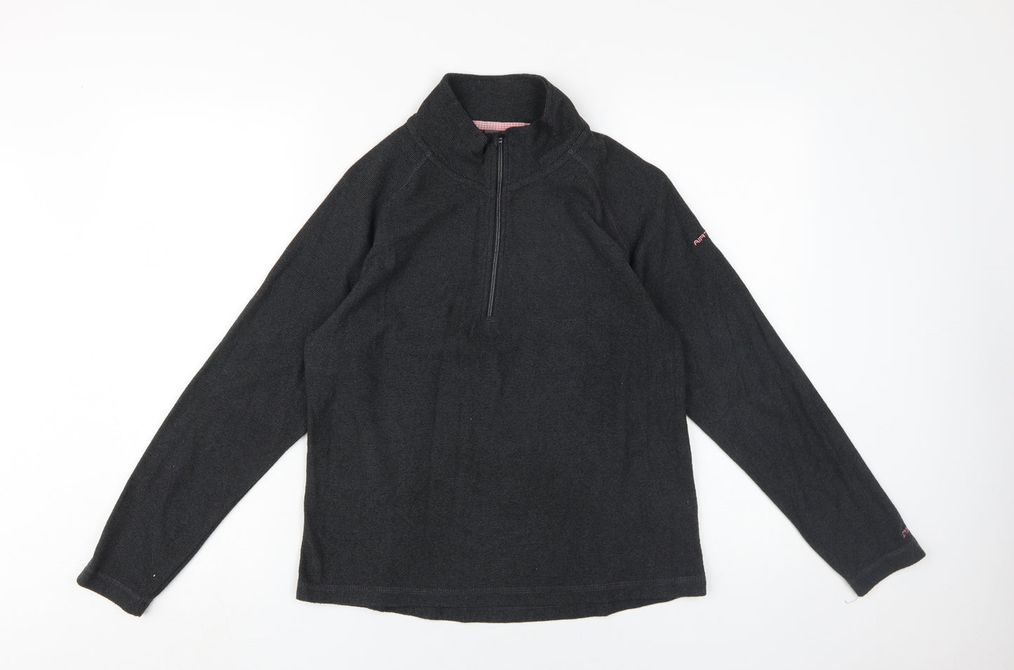 Trespass Women's Black Fleece Pullover Sweatshirt