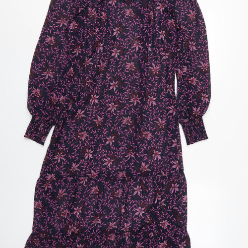 Hush Women's Multicoloured Long Floral Shift Dress