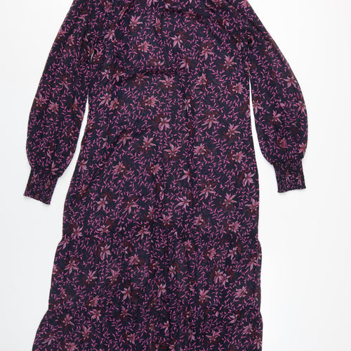 Hush Women's Multicoloured Long Floral Shift Dress