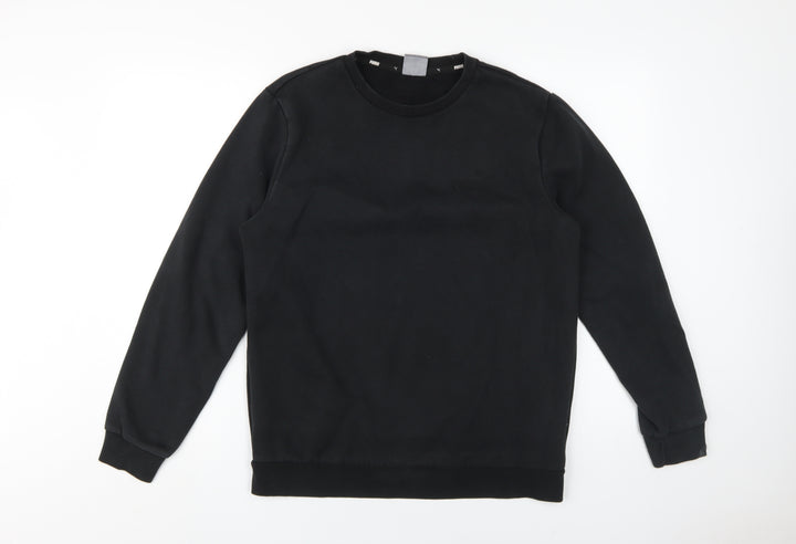 Puma Men's Black Medium Crew Neck Sweatshirt