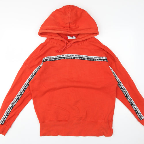 Adidas Women's Red Pullover Hoodie Size 10