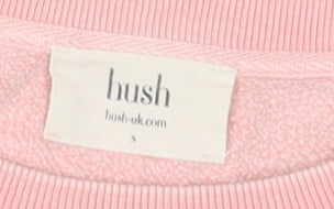 Hush Women's Pink Pullover Sweatshirt, Size S