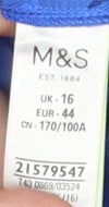 Marks and Spencer Women's Blue Floral Button-Up Tunic