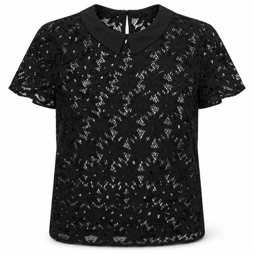 By Henry Holland Women's Black Lace Blouse - Size 10