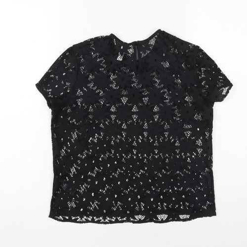 By Henry Holland Women's Black Lace Blouse - Size 10