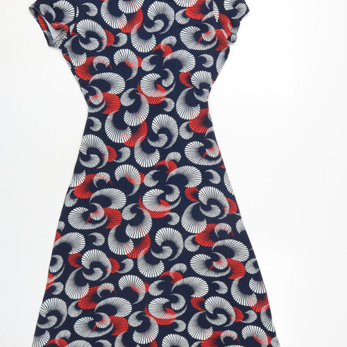 Bella Moda Women's Multicoloured Wrap Dress Size 12
