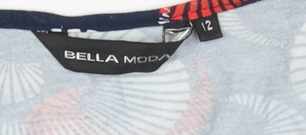 Bella Moda Women's Multicoloured Wrap Dress Size 12
