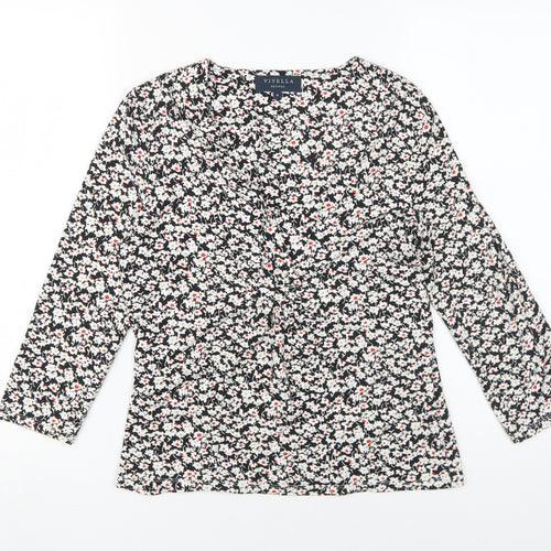 Viyella Women's Floral Blouse Multicoloured Petite S