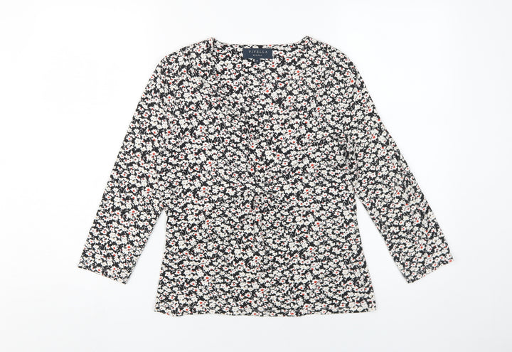 Viyella Women's Floral Blouse Multicoloured Petite S