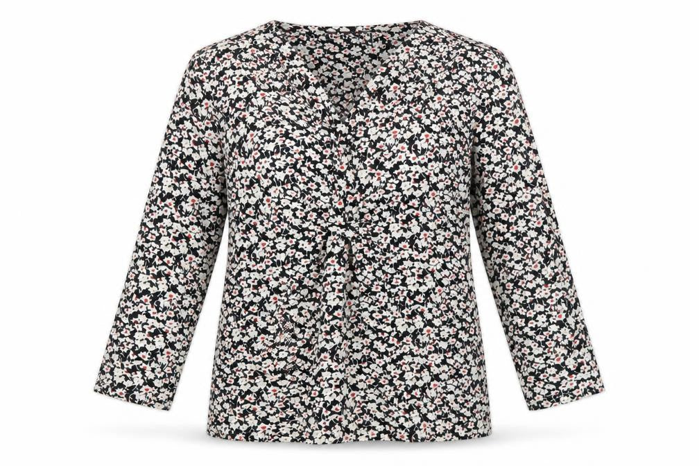 Front view of Viyella Women's Floral Blouse Multicoloured Petite S