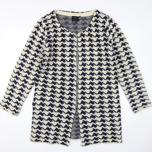 Cliche' Women's Multicoloured Geometric Cardigan Size L