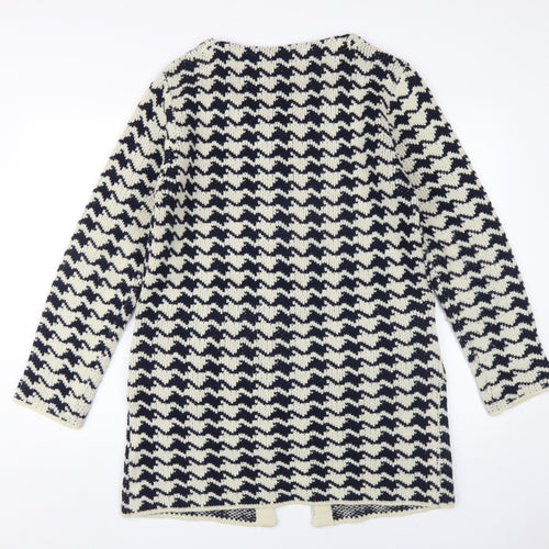 Cliche' Women's Multicoloured Geometric Cardigan Size L