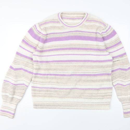 Marks and Spencer Women's Multicoloured Striped Jumper
