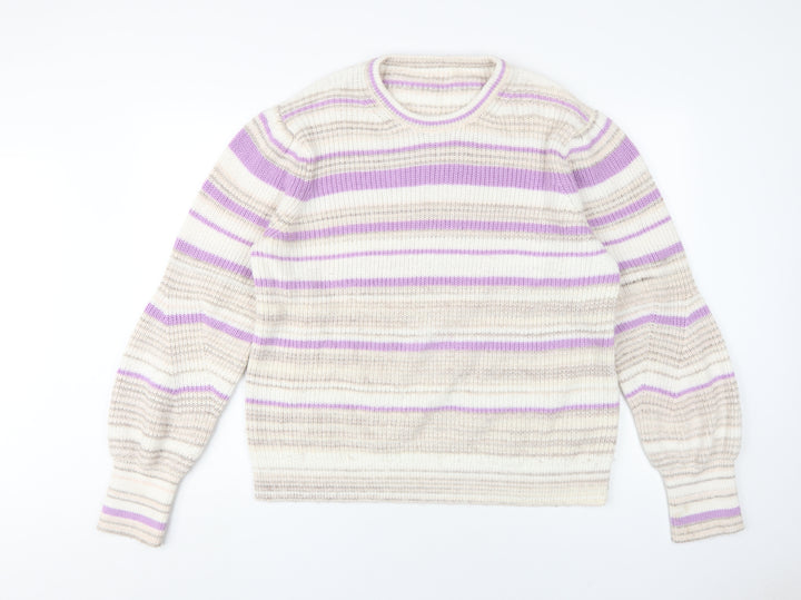 Marks and Spencer Women's Multicoloured Striped Jumper