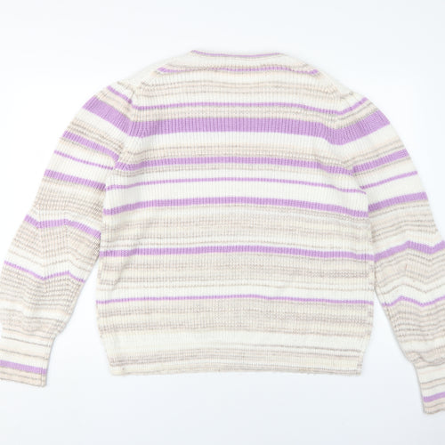 Marks and Spencer Women's Multicoloured Striped Jumper