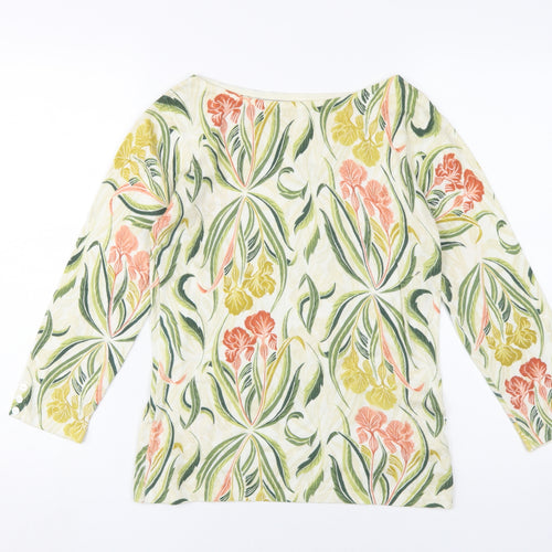 Next Women's Multicoloured Floral Tunic Blouse Size 8