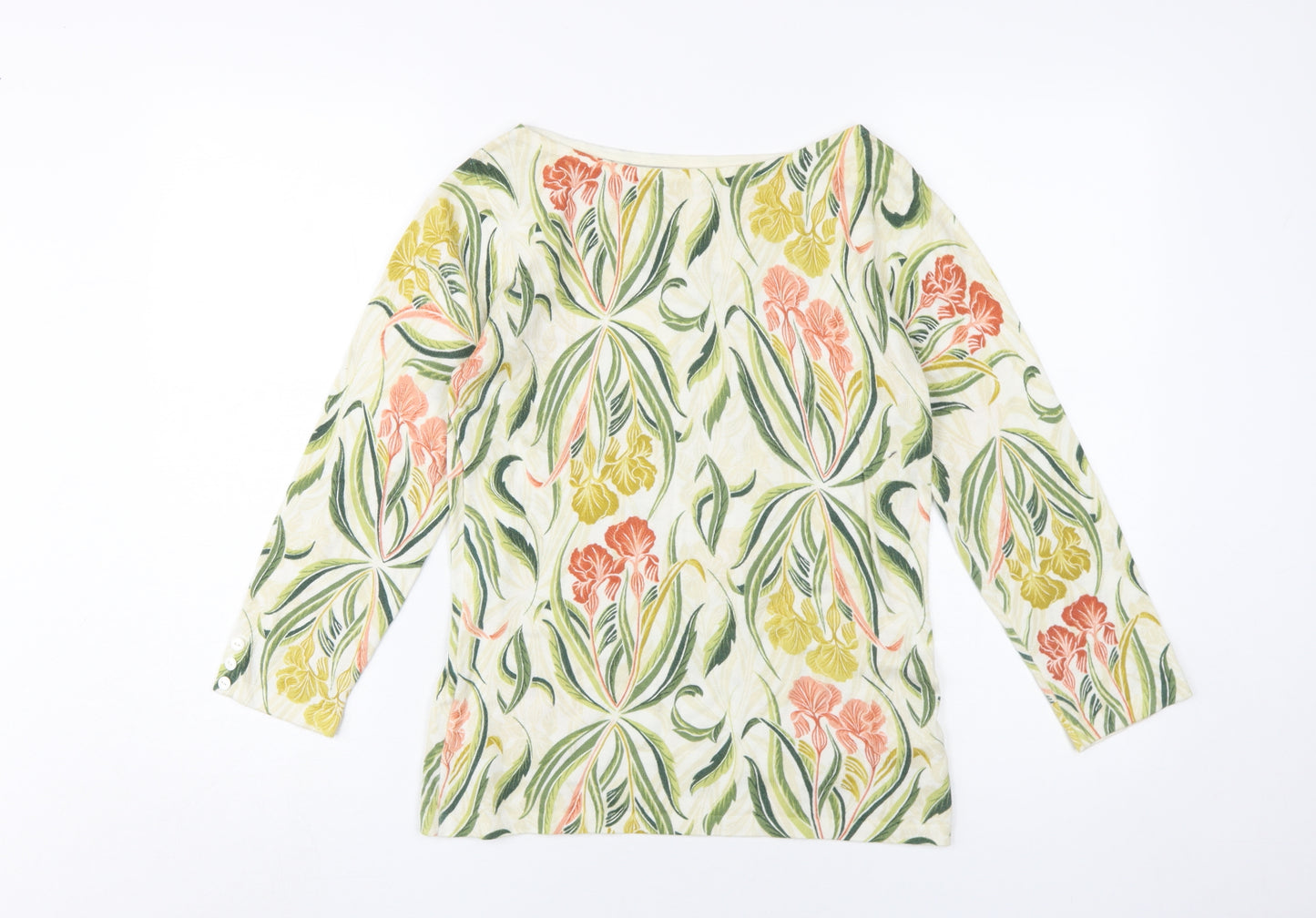 Next Women's Multicoloured Floral Tunic Blouse Size 8
