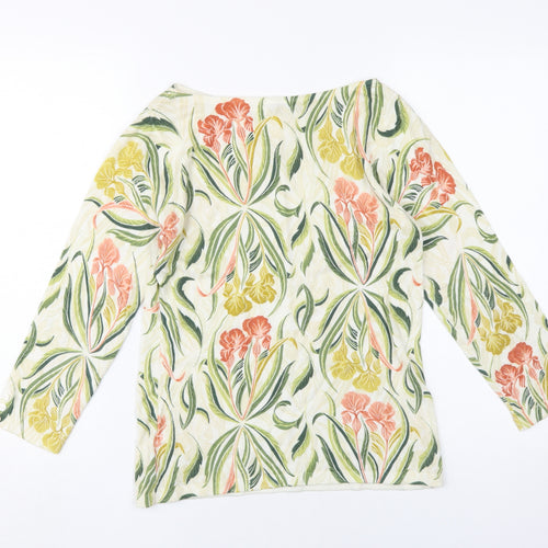 Next Women's Multicoloured Floral Tunic Blouse Size 8